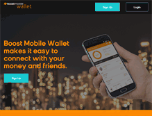 Tablet Screenshot of boostmobilewallet.com